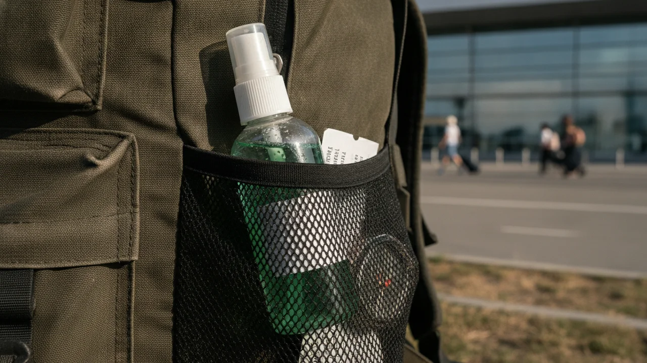 Sprays anti-moustiques et répulsifs d'insectes au DEET conditionnés pour un voyage à l'étranger